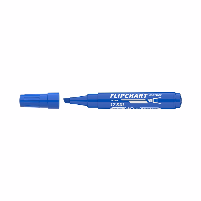 Flipchart marker ICO Artip 12 XXL vágott kék 1-4mm