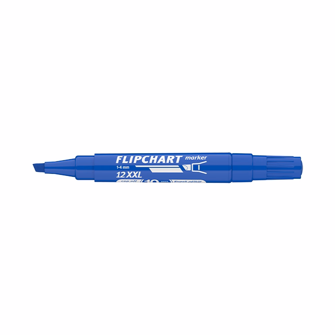 Flipchart marker ICO Artip 12 XXL vágott kék 1-4mm