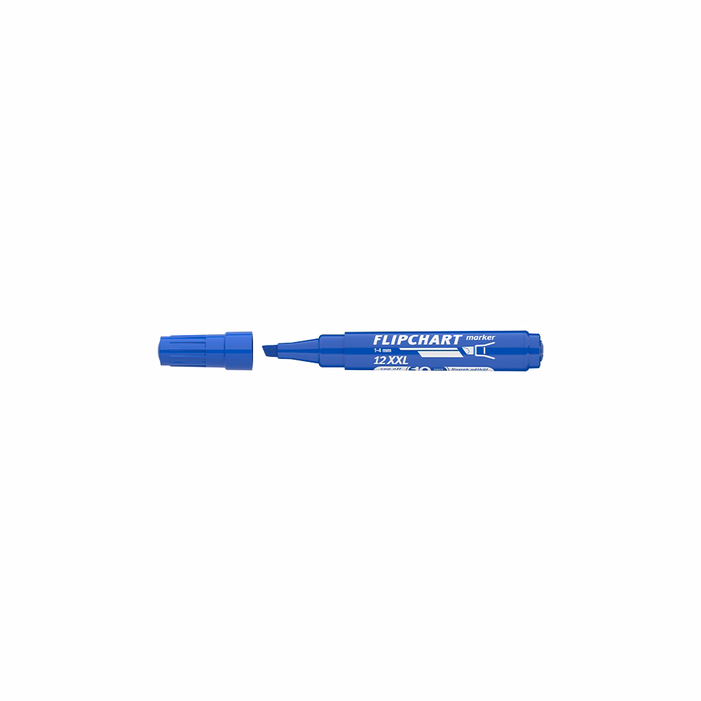 Flipchart marker ICO Artip 12 XXL vágott kék 1-4mm