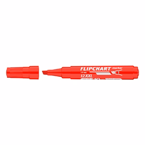 Flipchart marker ICO Artip 12 XXL vágott piros 1-4mm