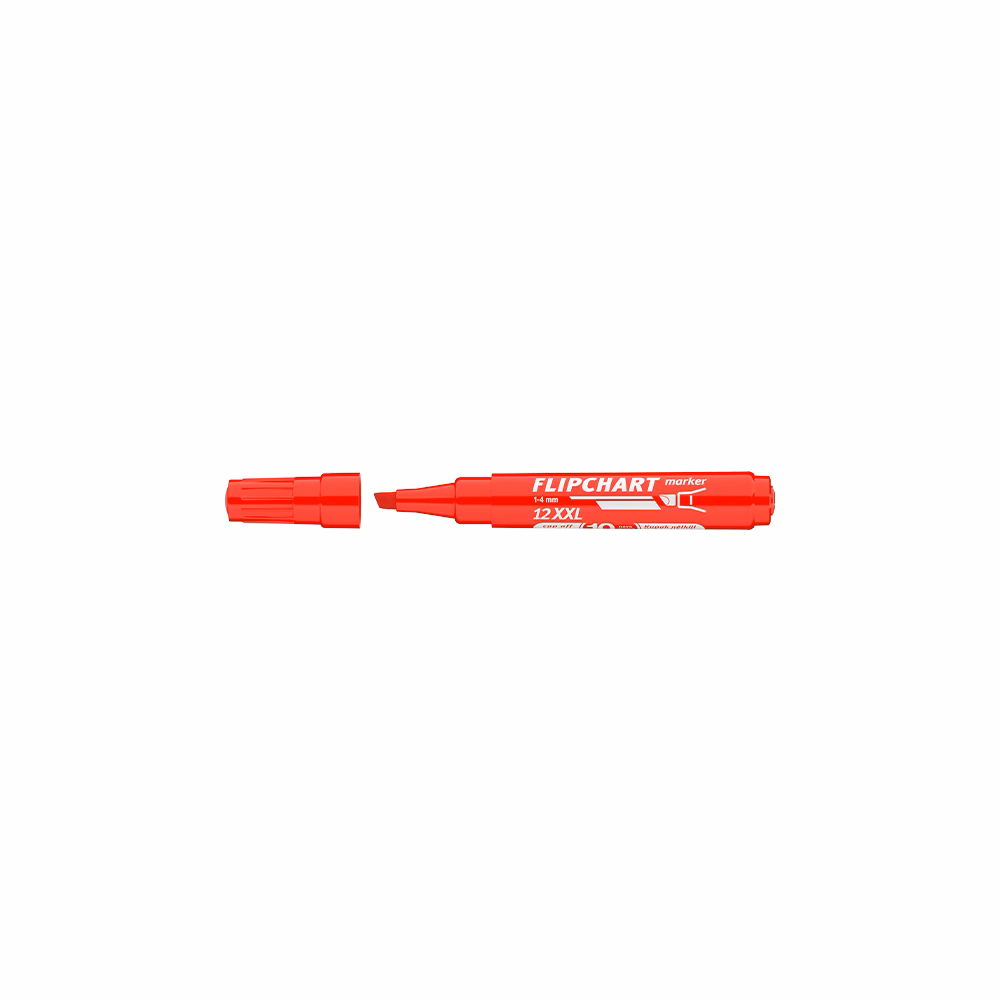 Flipchart marker ICO Artip 12 XXL vágott piros 1-4mm