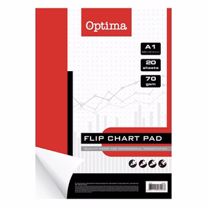 Flipchart papír OPTIMA sima 58x81cm 20 ív/tömb