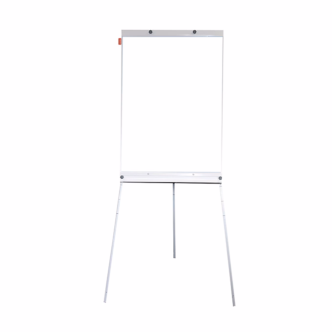 Flipchart tábla MEMOBE 3 ágú lábbal mágneses felület 70x100 cm állítható magasság max 180 cm