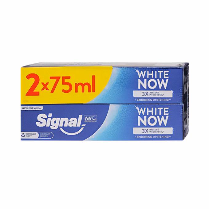 Fogkrém SIGNAL White Now Original Duo 75ml