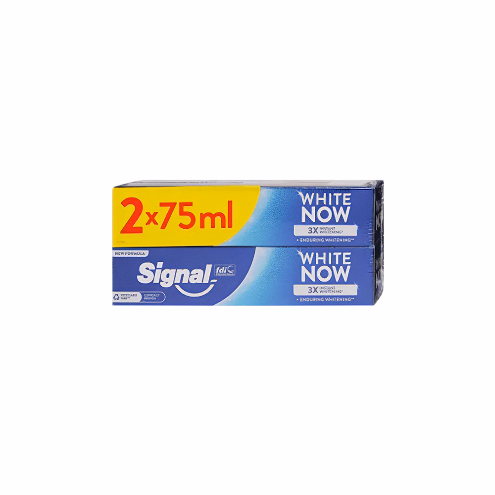 Fogkrém SIGNAL White Now Original Duo 75ml