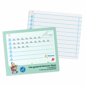 Foglalkoztató füzet ICO Süni A/4 32 lapos Meixner-féle írás gyakorló 1. osztályos 7 mm sorközzel