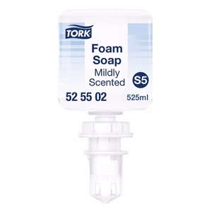 Folyékony habszappan pumpás TORK S5 mini kézkimélő átlátszó 525 ml