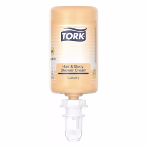 Folyékony krémszappan TORK S4 Luxus tusoláshoz és hajmosásra 1 liter argánolaj / vanília
