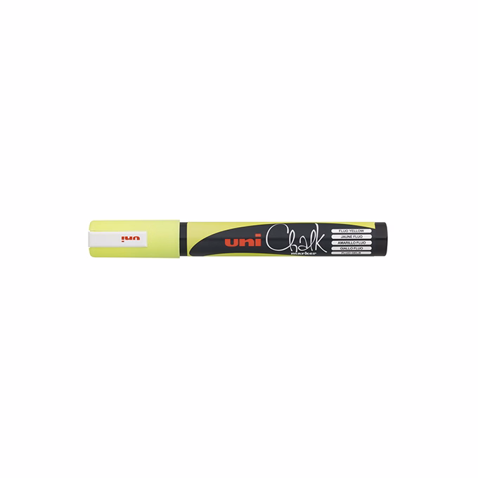 Folyékony kréta UNI PWE-5M fluor sárga
