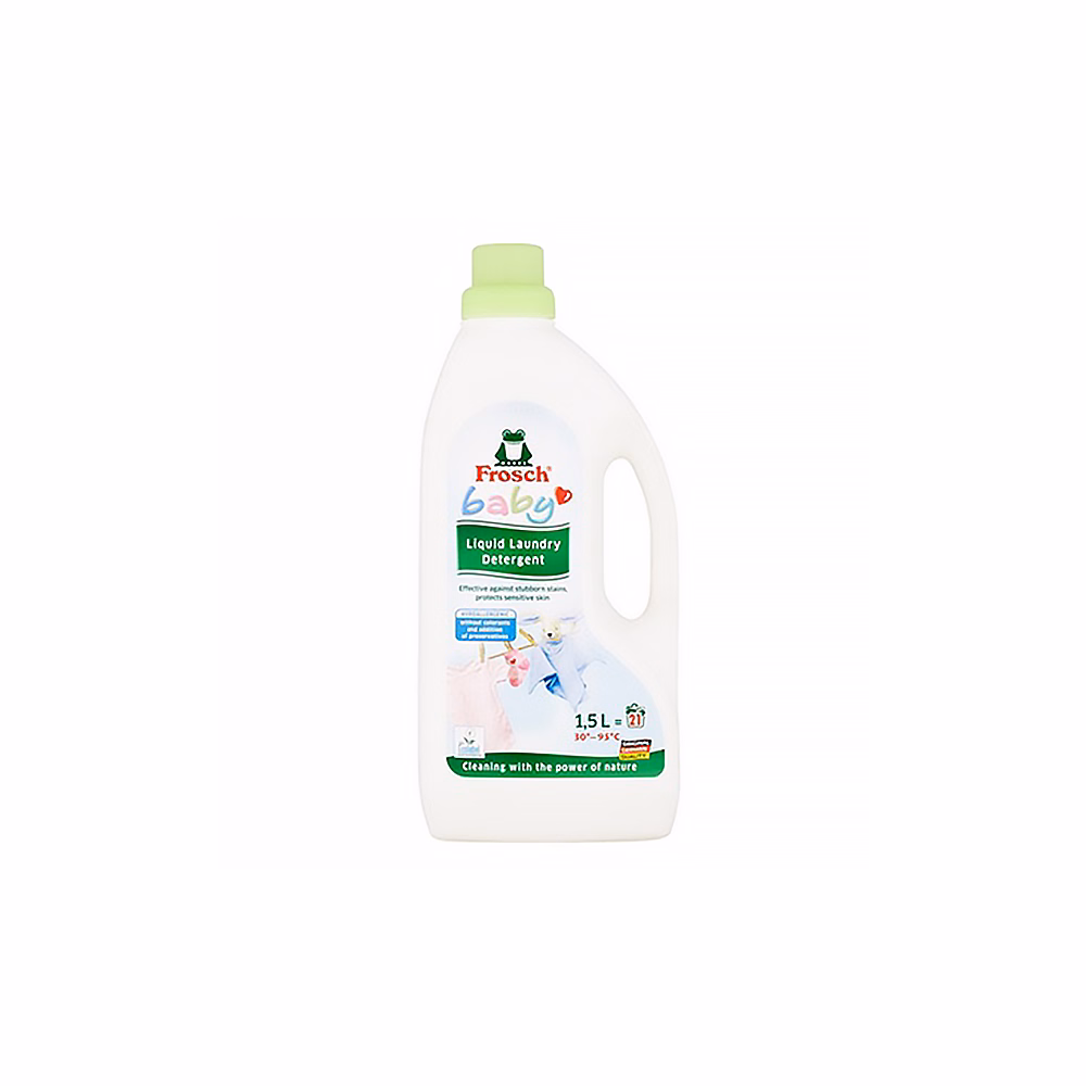 Folyékony mosószer FROSCH Baby 1,5 liter 21 mosás Folyékony mosószer FROSCH Baby 1,5 liter 21 mosás