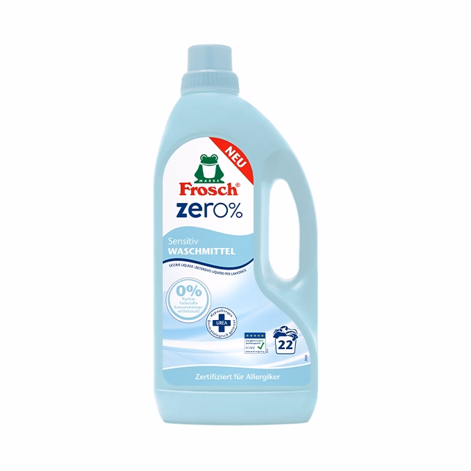 Folyékony mosószer FROSCH Zero % 1,5L