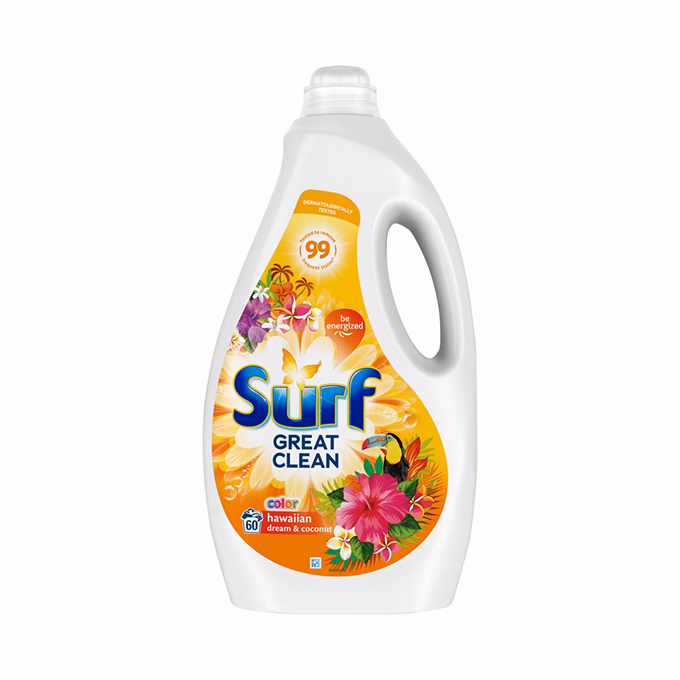 Folyékony mosószer SURF Hawaiian Dream 3 liter 60 mosás