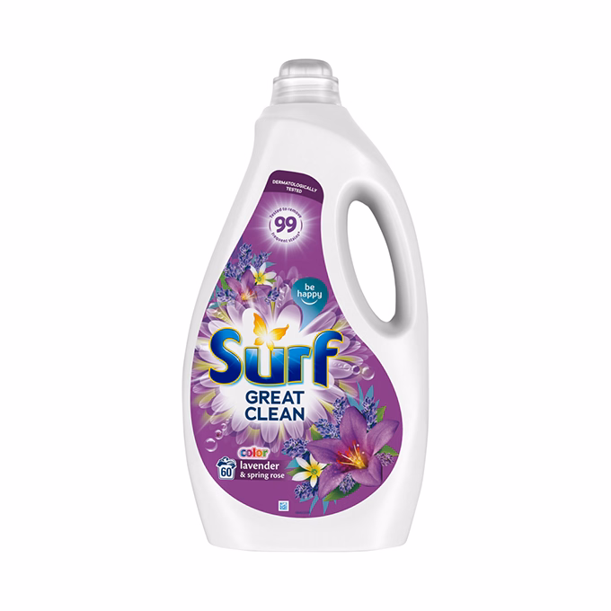 Folyékony mosószer SURF Lavender 3 liter 60 mosás