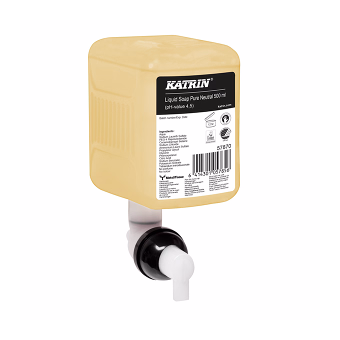 Folyékony szappan KATRIN Pure Neutral áttetsző 500ml