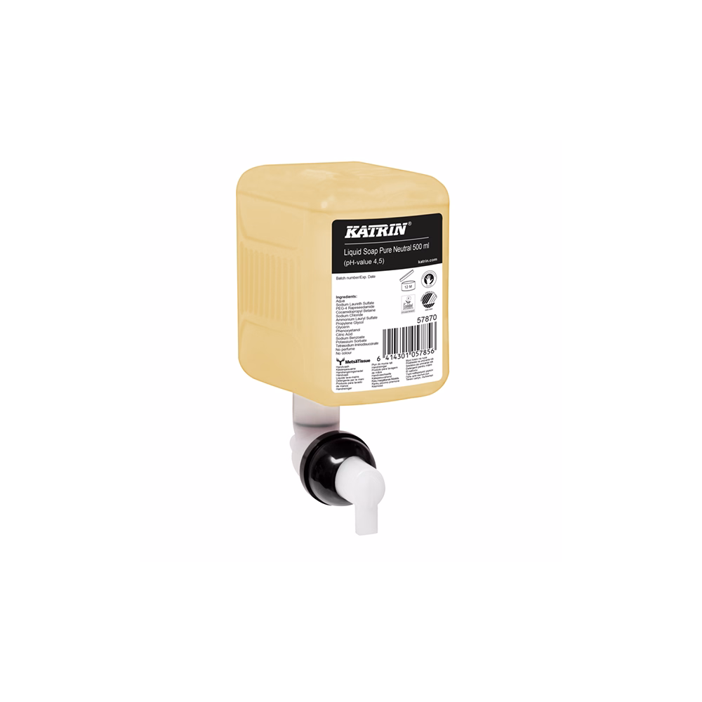 Folyékony szappan KATRIN Pure Neutral áttetsző 500ml