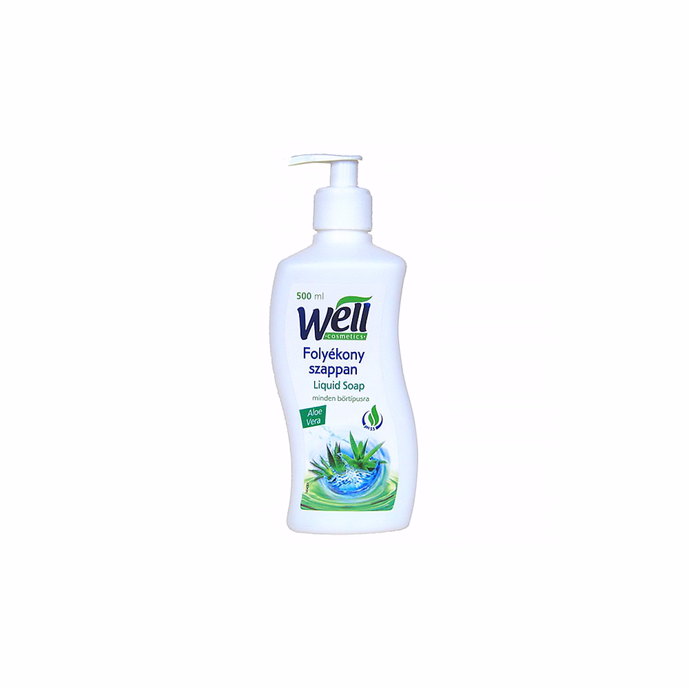 Folyékony szappan pumpás WELL aloe vera 500 ml