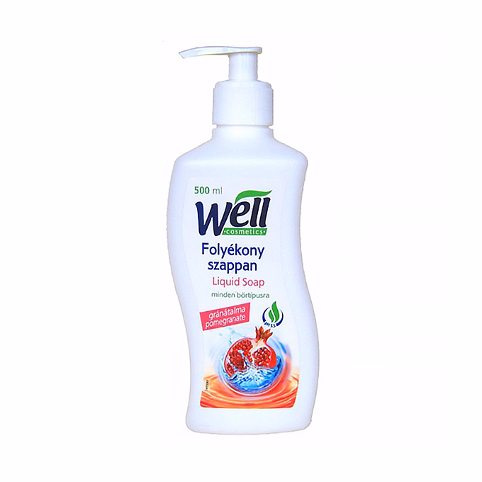 Folyékony szappan pumpás WELL gránátalma 500 ml