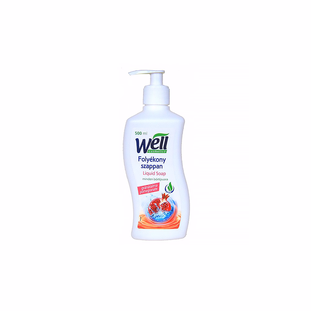 Folyékony szappan pumpás WELL gránátalma 500 ml