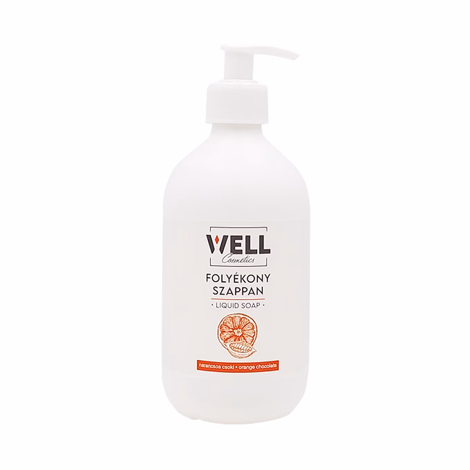 Folyékony szappan pumpás WELL narancsos-csoki 500 ml