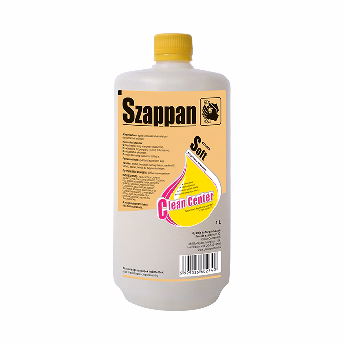 Folyékony szappan utántöltő CLEAN CENTER Soft-cream 1L