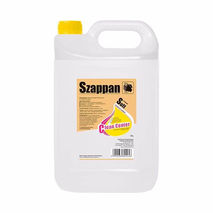 Folyékony szappan utántöltő CLEAN CENTER Soft-cream 5L