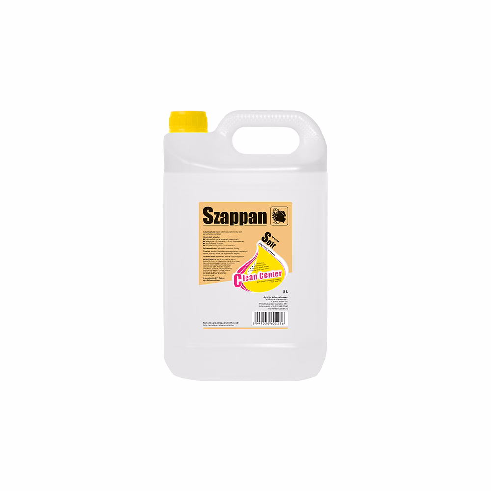 Folyékony szappan utántöltő CLEAN CENTER Soft-cream 5L