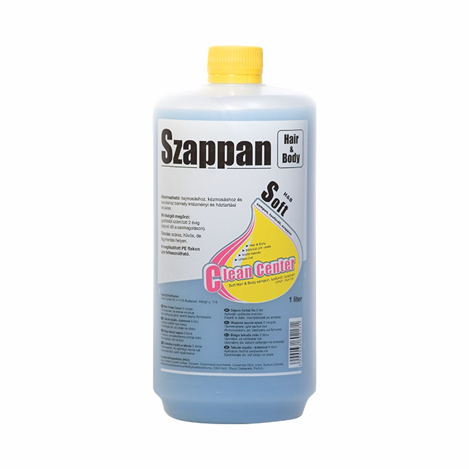 Folyékony szappan utántöltő CLEAN CENTER Soft hair&body 1L