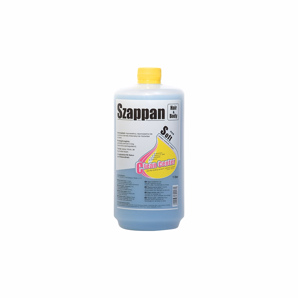 Folyékony szappan utántöltő CLEAN CENTER Soft hair&body 1L