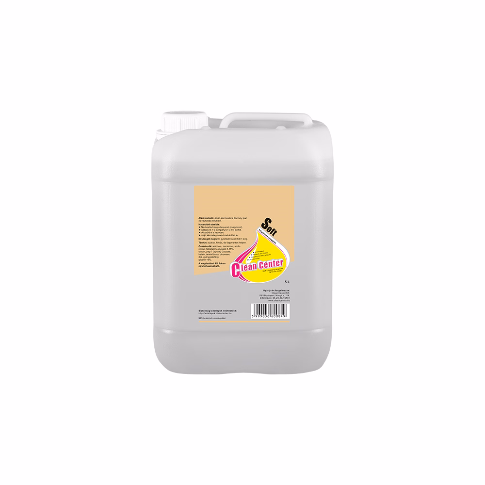 Folyékony szappan utántöltő CLEAN CENTER Soft hair&body 5L