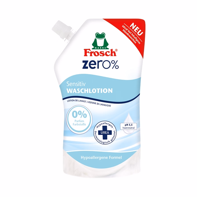 Folyékony szappan utántöltő FROSCH Zero % 500 ml