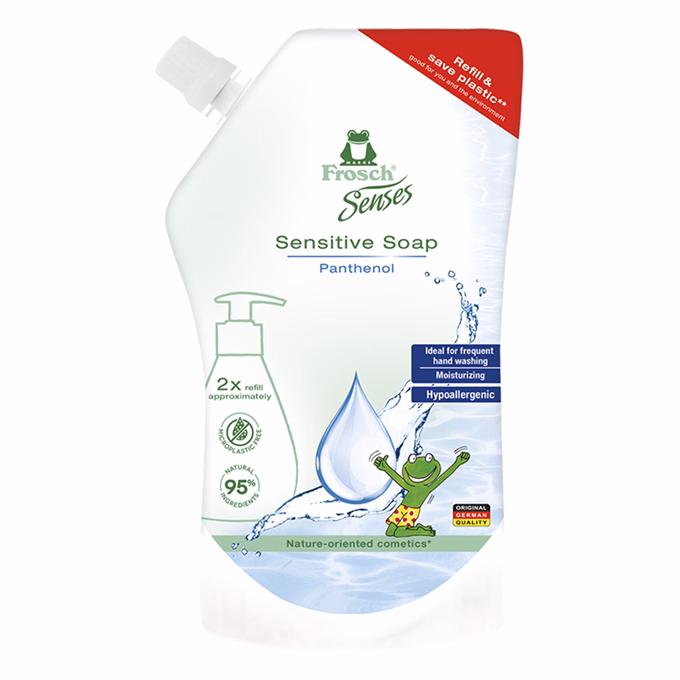 Folyékony szappan utántöltő FROSCH érzékeny bőrre 500 ml