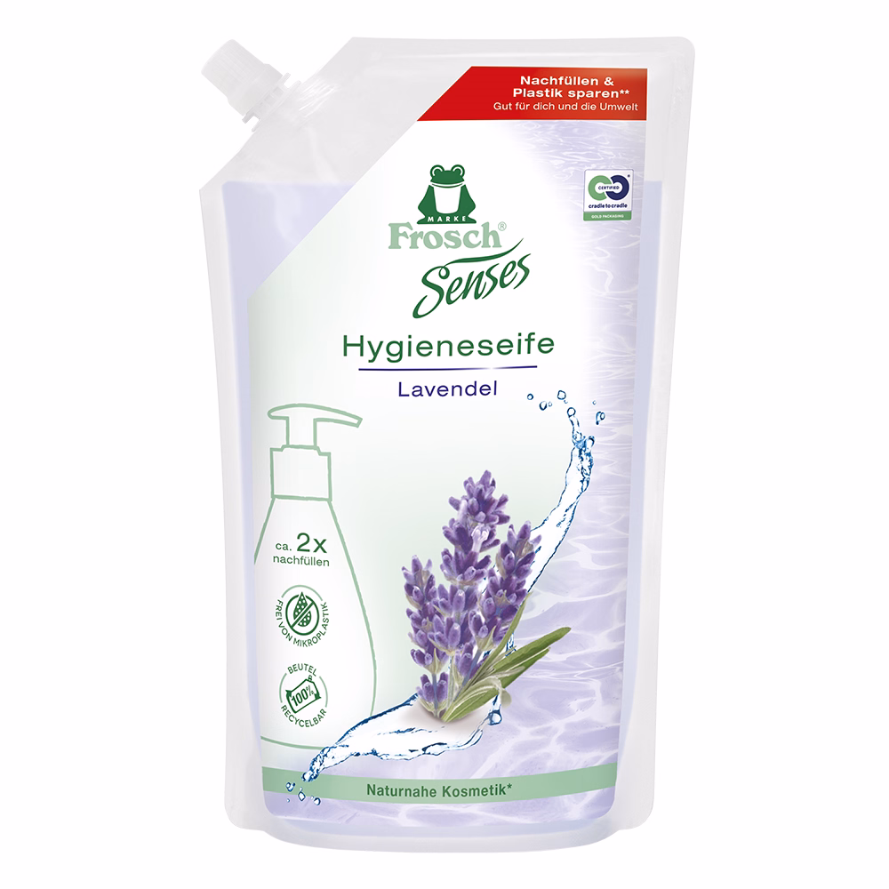Folyékony szappan utántöltő FROSCH levendula 500 ml