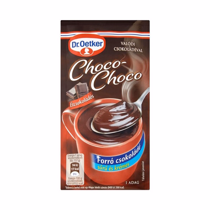 Forrócsokoládé instant DR OETKER Choco-Choco étcsokoládés 32 g
