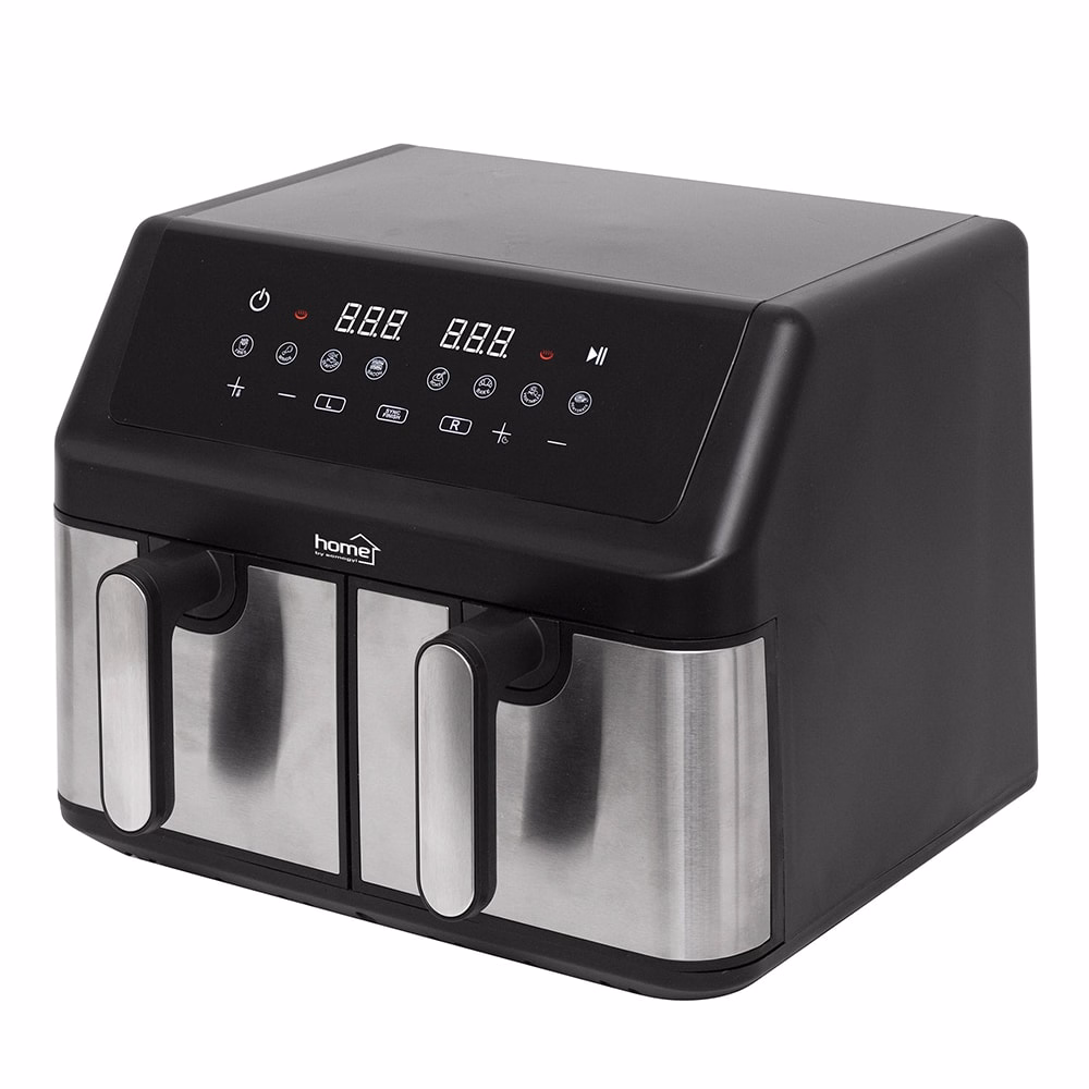 Forrólevegős sütő HOME HGAF29 2 x 4,5 liter 2000W fekete
