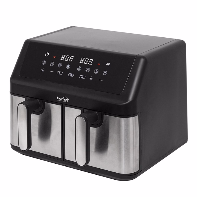 Forrólevegős sütő HOME HGAF29 2 x 4,5 liter 2000W fekete