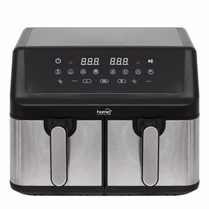 Forrólevegős sütő HOME HGAF29 2 x 4,5 liter 2000W fekete