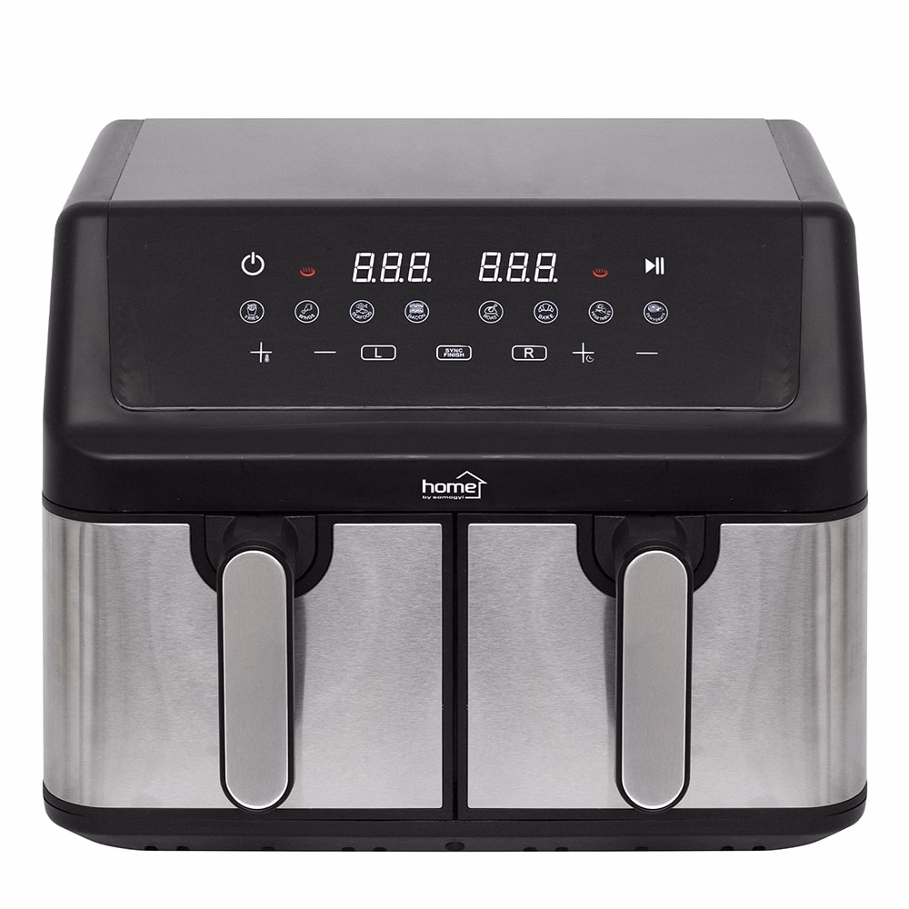 Forrólevegős sütő HOME HGAF29 2 x 4,5 liter 2000W fekete