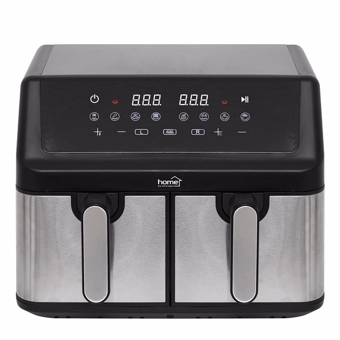Forrólevegős sütő HOME HGAF29 2 x 4,5 liter 2000W fekete