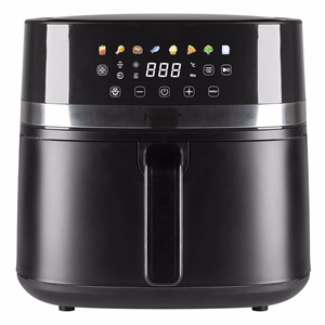 Forrólevegős sütő HOME HGAF8 8 liter 2000W fekete