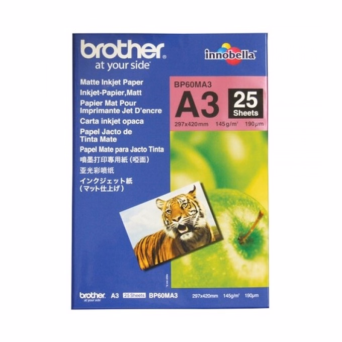 Fotópapír BROTHER BP60MA3 A/3 matt 145 g 25 lapos