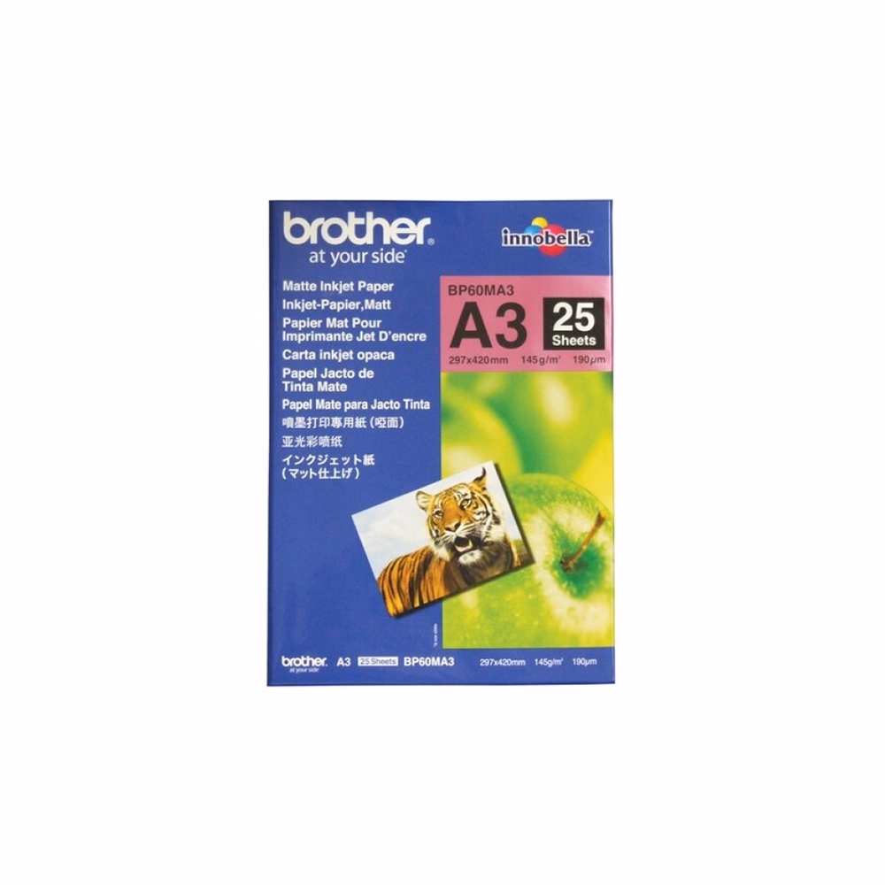 Fotópapír BROTHER BP60MA3 A/3 matt 145 g 25 lapos