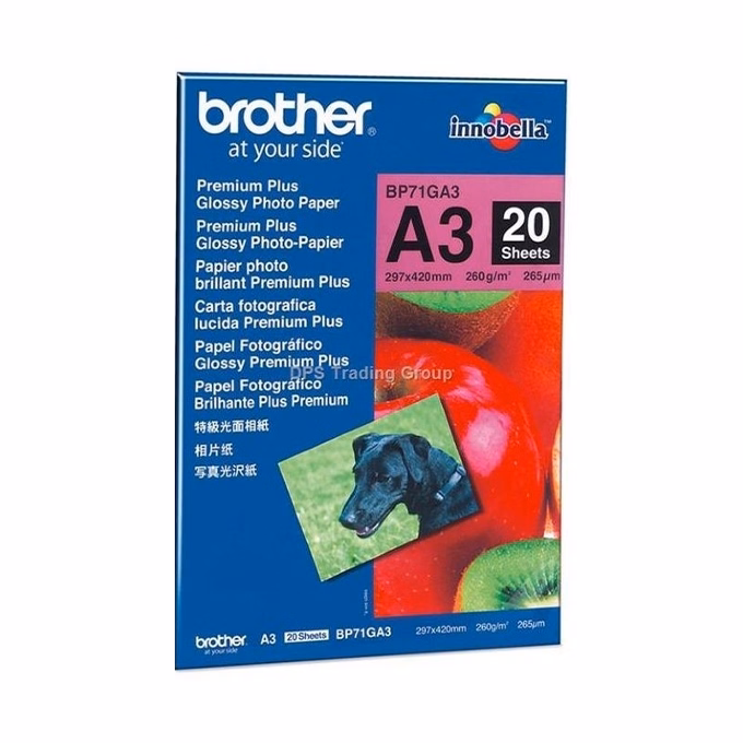 Fotópapír BROTHER BP71GA3 A/3 fényes 260 g 25 lapos