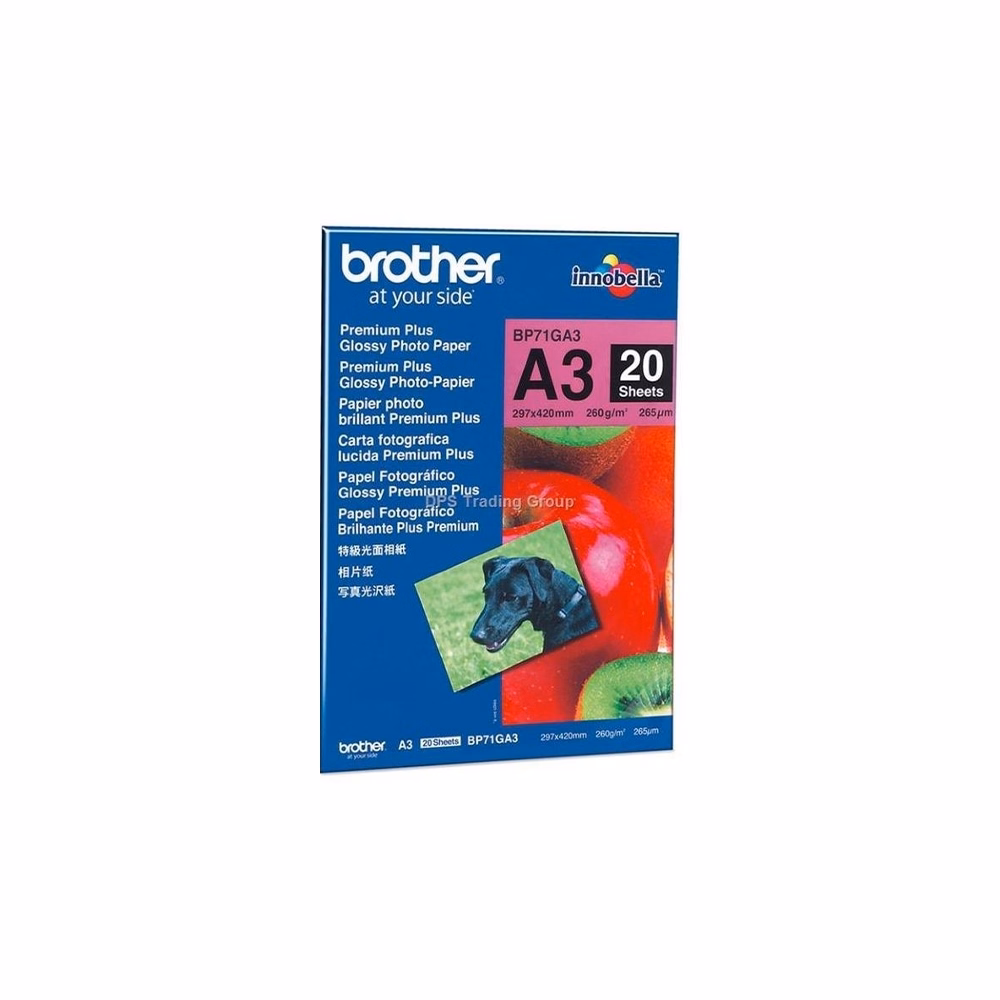Fotópapír BROTHER BP71GA3 A/3 fényes 260 g 25 lapos