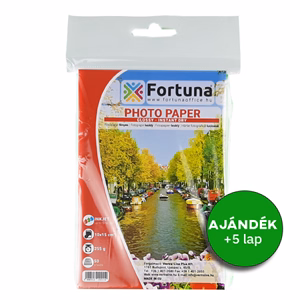 Fotópapír FORTUNA 10x15 inkjet fényes 255 g 50 lapos Fotópapír FORTUNA 10x15 inkjet fényes 255 g 50 lapos