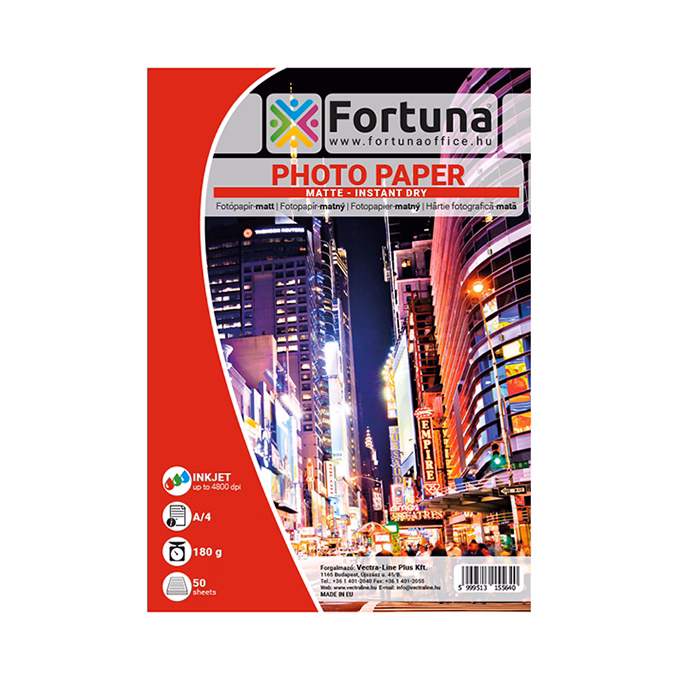 Fotópapír FORTUNA A/4 inkjet matt 180 g 50 lapos Fotópapír FORTUNA A/4 inkjet matt 180 g 50 lapos