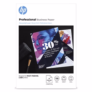 Fotópapír HP 3VK91A A/4 inkjet fényes 180gr 150 ív/csomag