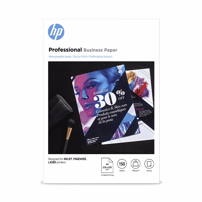 Fotópapír HP 3VK91A A/4 inkjet fényes 180gr 150 ív/csomag