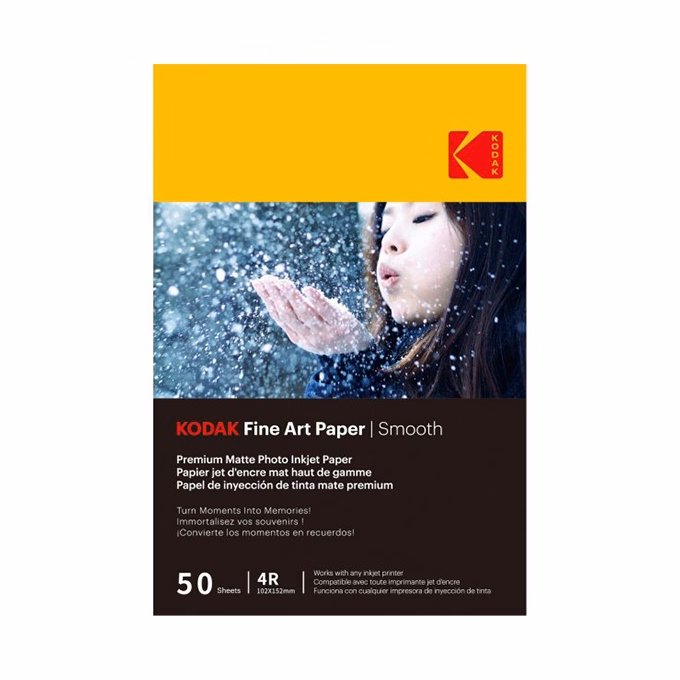 Fotópapír KODAK Fine Art Smooth 10x15 cm 230 g 50 lapos