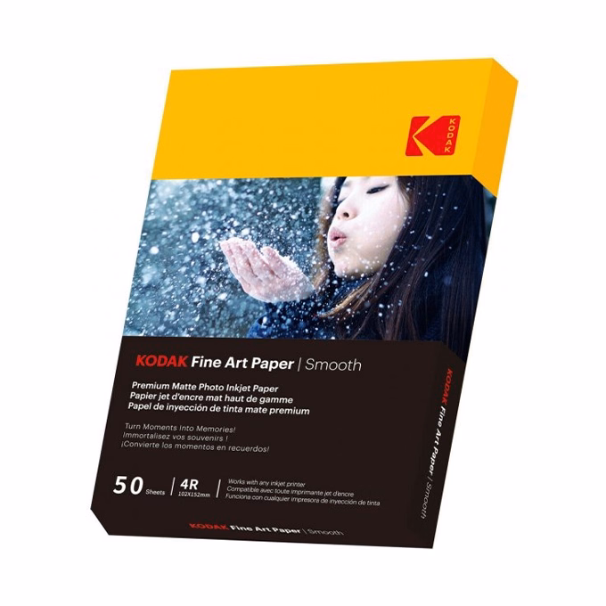 Fotópapír KODAK Fine Art Smooth 10x15 cm 230 g 50 lapos