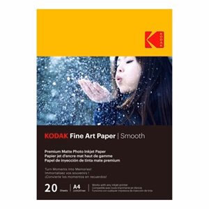 Fotópapír KODAK Fine Art Smooth A/4 230 g 20 lapos